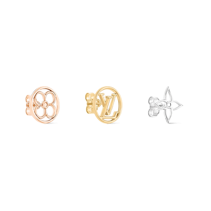 18K Louis Vuitton Lace Earrings