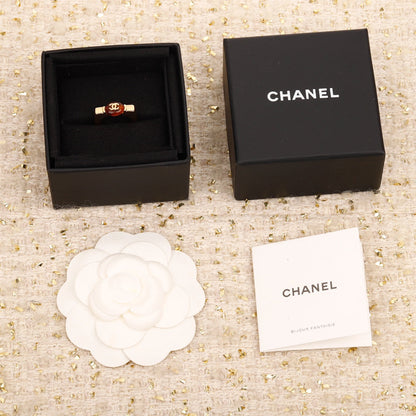 18K  Chanel Red Ring