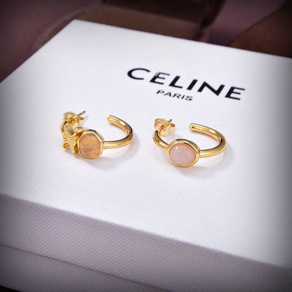 18K Celine Indie Hoops Earrings