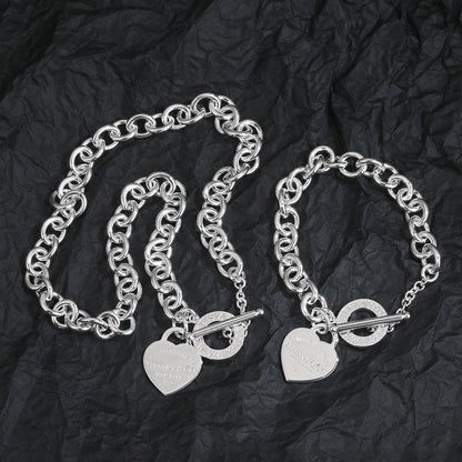 18K Tiffany Heart Tag Necklace