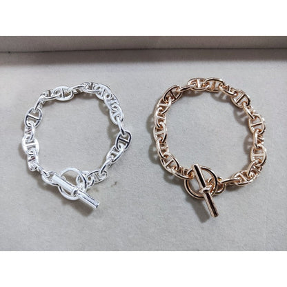 18K Hermes Cha?ne D'ancre Encha?n¨¦e Bracelet