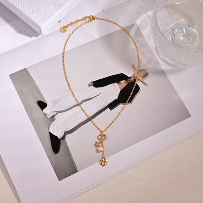 18K Petit Dior Lucky Charms Necklace