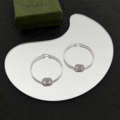 18K Double Gucci Running Diamond Bracelet