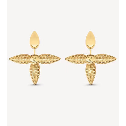 18K Louis Vuitton Louisette Stud Earrings