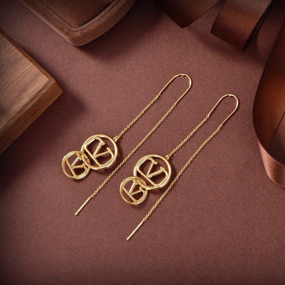 18K Valentino Long Earrings