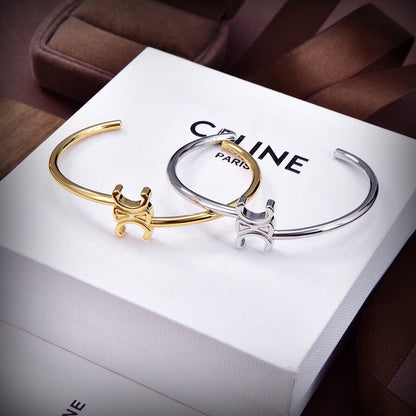 18K Celine Asymmetric Bracelet