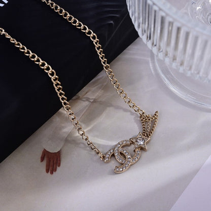 18K  Chanel Star Diamond Necklace
