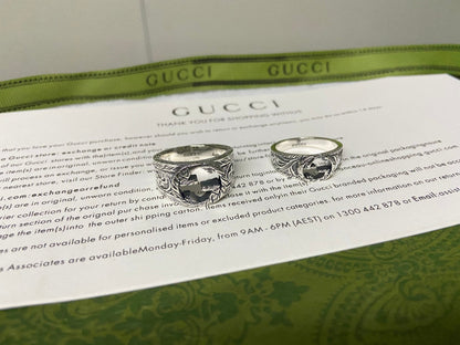 Double Gucci Interlocking Gucci Ring