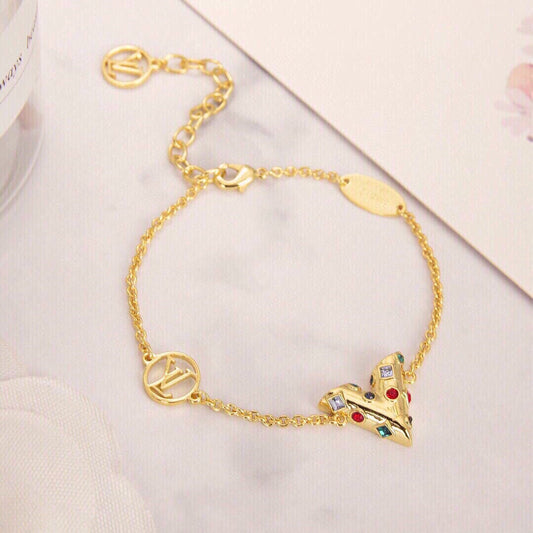 18K Louis Vuitton Essential V Plan¨¨te Bracelet
