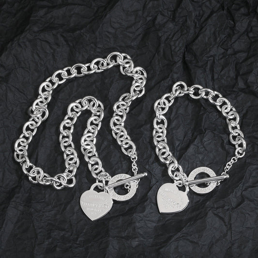 18K Tiffany Heart Tag Bracelet
