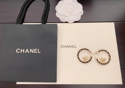 18K  Chanel Strass Earrings