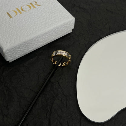 18K Dior Couture Chain Link Ring