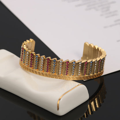 18K Ver Celine Open Cuff Bracelet