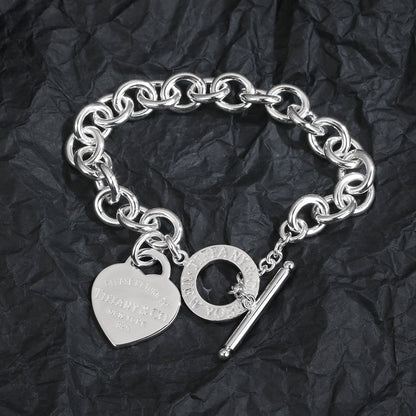 18K Tiffany Heart Tag Bracelet