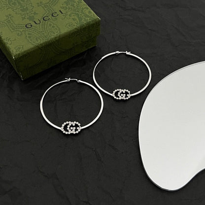 18K Double Gucci Running Diamond Bracelet