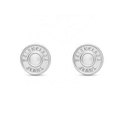 18K Balenciaga Cirle Earrings