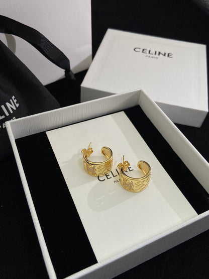 18k Celine Diamonds Earrings