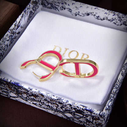 18K Dior 30 Montaigne Rani Pink Earrings