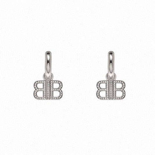 18K Balenciaga Pendant Earrings