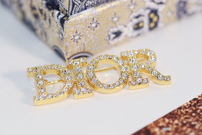 18K Dior Diamonds Brooch