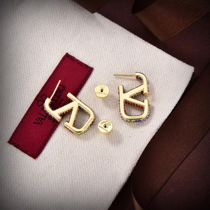 18K Valentino Valentino Signature Earrings