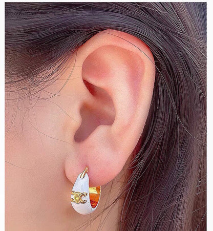 18K Celine Pearl Earrings
