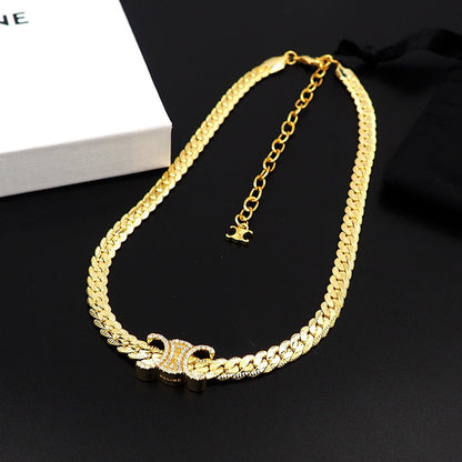 18K Celine Diamonds Necklace