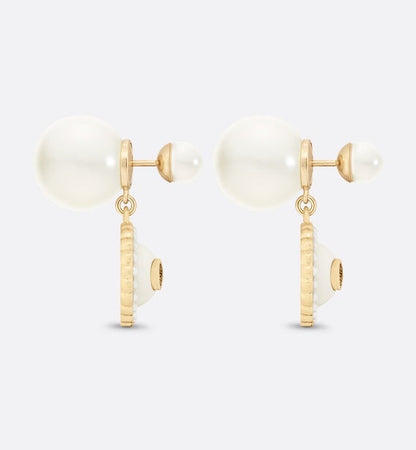 18K Dior Pearls Earrings