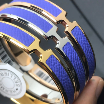 18K Olympe Light Purple Hermes Bracelet