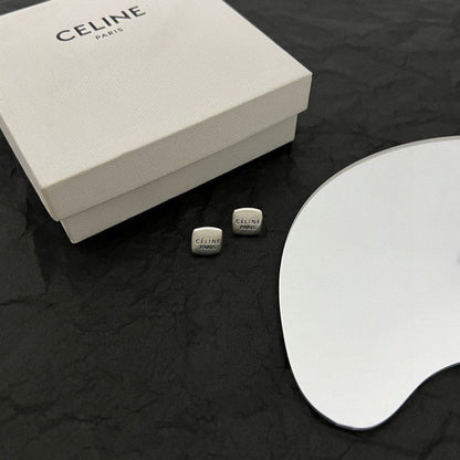 18K Celine White Gold Earrings