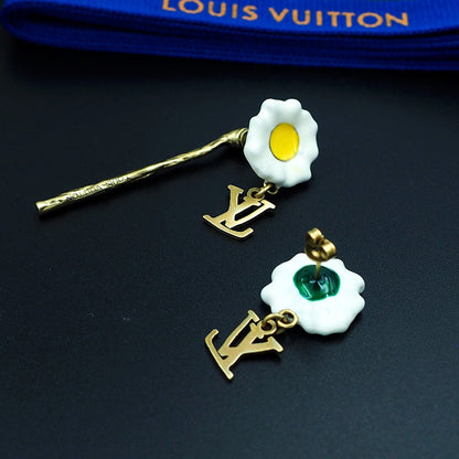 18K Louis Vuitton Gardening Earrings