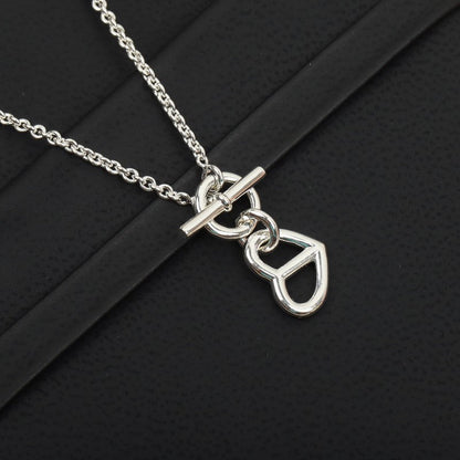 18K Hermes Cache Celine Amulette Pendant Necklace