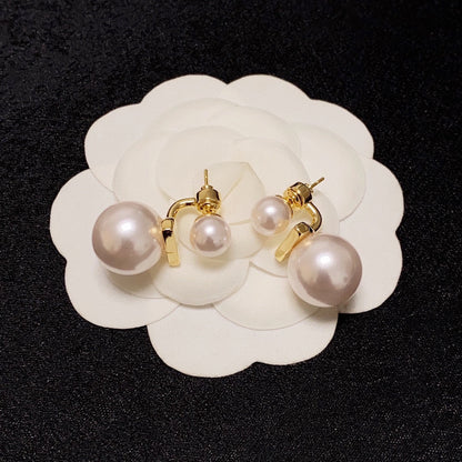 18K Celine Pearl Earrings