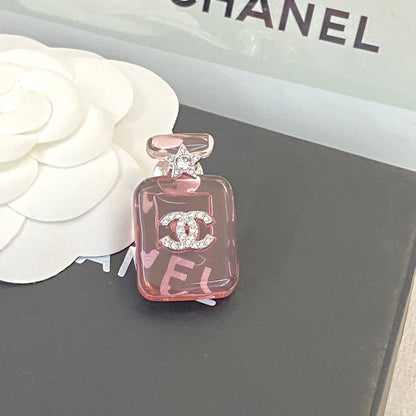 18K  Chanel Perfume Color Bottle Brooch