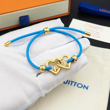 18K Louis Vuitton My Love Blue Bracelet