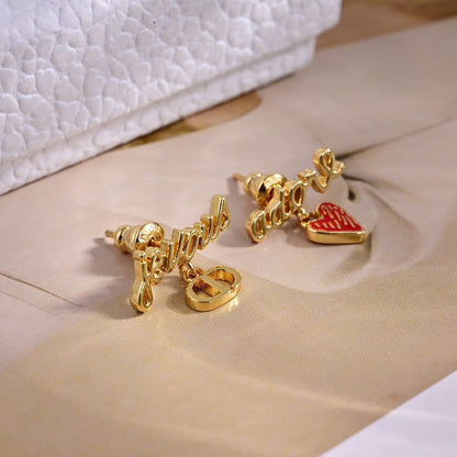18K Dior Dioramour Je Vous Adore Earrings