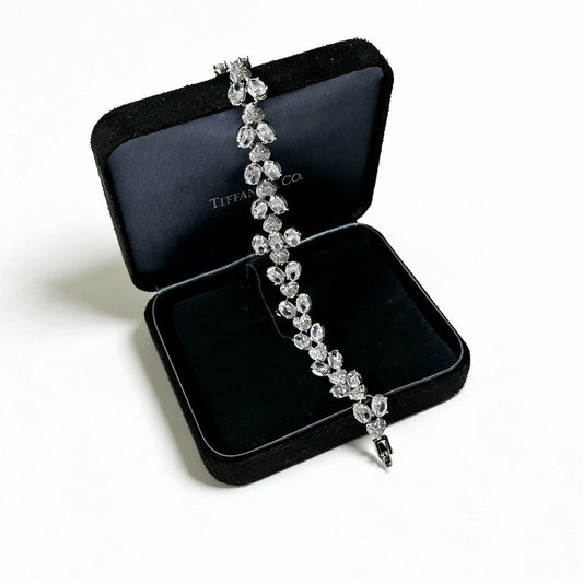 18K Return to Tiffany Crystal Bracelet