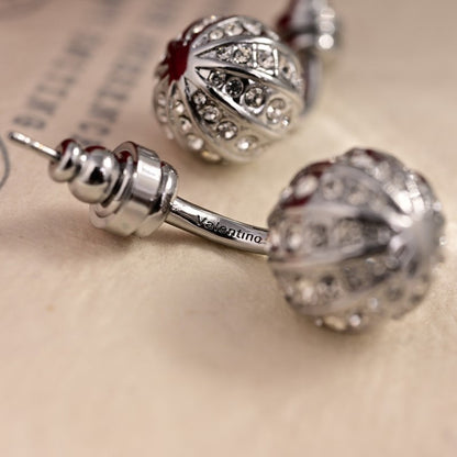18K Valentino Diamond Earrings