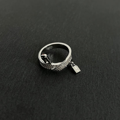 18K Kelly Gavroche Diamonds Hermes Ring