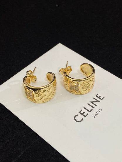 18k Celine Diamonds Earrings