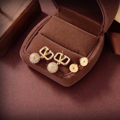 18K Valentino Diamonds Earrings