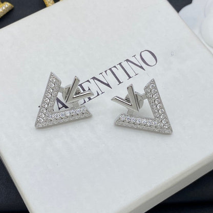 18K Valentino Valentino Diamond Earrings