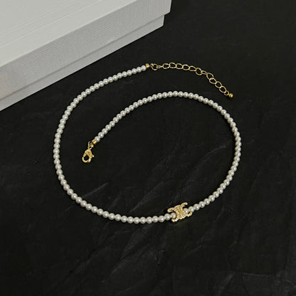 18K Celine Pearl Necklace