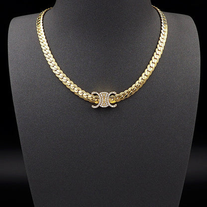 18K Celine Diamonds Necklace