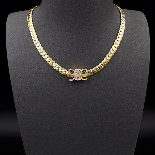 18K Celine Diamonds Necklace