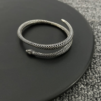 Double Gucci Ggard Snake Bracelet