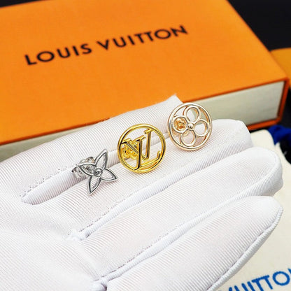 18K Louis Vuitton Lace Earrings