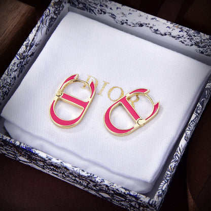 18K Dior 30 Montaigne Rani Pink Earrings