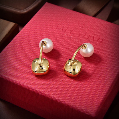 18K Valentino Crystal Earrings