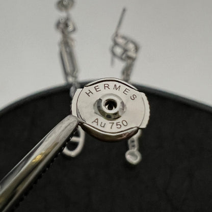 18K Chaine D'ancre Chaos Hermes Earrings